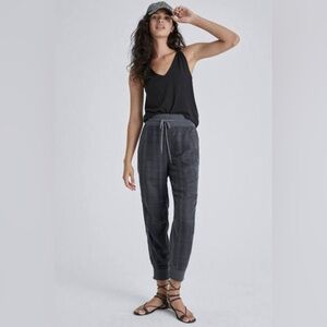 Anthropologie Kalli Plaid Leopard Print Joggers